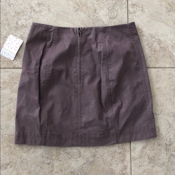 Free People Vegan Suede Skirt NWT - Picture 5 of 5